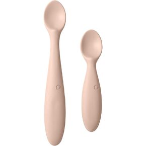 Bibs Blush Silicone Place Setting, 2 Pieces
