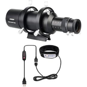 SVBONY SV106 Guide Scope with Helical Focuser Bundle with SV172 Lens Warmer 240mm 3 Gear Regulator Temperature (2 Items)