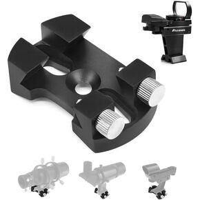 Astromania Finder Deluxe Telescope Reflex Sight - Bundle with - Universal Quick Release Finder Shoe Base