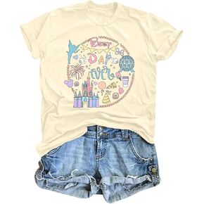 Magical Shirt Women Best Day Magic Kingdom Tshirt Family Vacation Tee Summer Holiday Shirts Short Sleeve Tee Tops