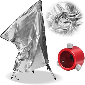 Right Angle Viewfinder Metal Adapter - Bundle with -Diameter 23.8" Protective Telescope Cover