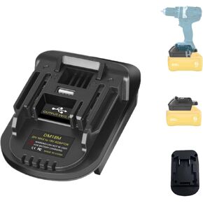 for DeWalt 20V to for Makita 18V Battery Adapter (for DeWalt Battery to for Makita Tools)