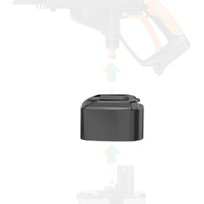 Adapter for Worx 20V USA Version Tools - Compatible with Ryobi 18V Batteries for Powering (No Charging Function) - Black, 1 Adapter Only