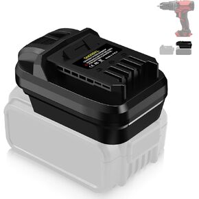 Battery Adapter for Makita 18V Lithium Battery to Work with for Skil PWR CORE 20V Tools