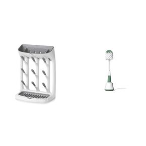 OXO Plastic Drying Rack and Bottle Brush for Baby Bottles