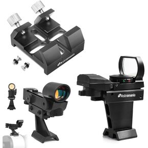 Astromania Finderscope Starpointer - Bundle with - Universal Dovetail Base&Red Dot Finderscope