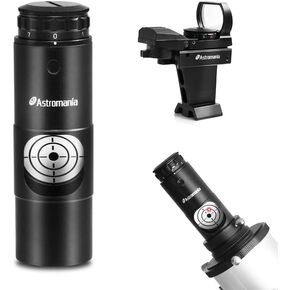 Astromania Finder Deluxe Telescope Reflex Sight - Bundle with - Alignment 1.25"