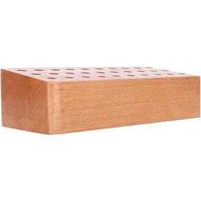 Wood Tools Stand for Screwdriver, Storage Wooden Stand with 30 Holes, Convenient &