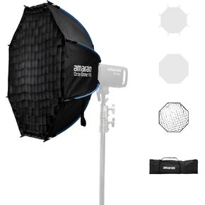 amaran Octa Dome 120 Softbox,120cm (4ft) one-snap Setup Ultra-Large Octagonal Bowens Mount softbox for amaran 60/100/200/150c/300c (Octa Dome 120)