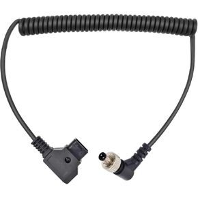 D-Tap to Locking DC 5.5 2.5mm Monitor Power Cable for Video Devices Compatible with Atomos Ninja v SmallHD Shogun Sony PIX-E7 /PIX-E5 7 Touchscreen Display Hollyland Mars 400s