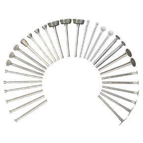 30PCS Diamond Grinding Bits Set 60Grit, High Precision Rotary Tool Accessories for Metal, Glass, Ceramic, Stone Carving，Compatible with Dremel, Industrial Grade Diamond Coated Tools