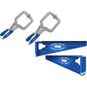 Kreg Tool Company - KHI-Slide Installation Jig Drawer Slide Jig & KHC-Premium Face Clamp (2 Pack)