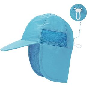 Durio Infant Sun Hat with Neck Flap UPF 50+ Sun Protection Baby Summer Hat Breathable Lining Toddler Beach Hat for Boys Girls in Saudi Arabia