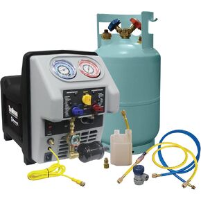Mastercool (69360) Black/Gray Twin Turbo Complete Refrigerant Recovery System