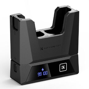 K&F Concept LP-E6P LP-E6NH Charger 18W Fast Dual Portable Battery Charger for Canon R7, R6, R5, R, 6D Mark II, 5D Mark IV, 5D Mark III, 5DS, 5DS R, 5D Mark II, 80D, 90D, 6D, 7D, 7D Mark II