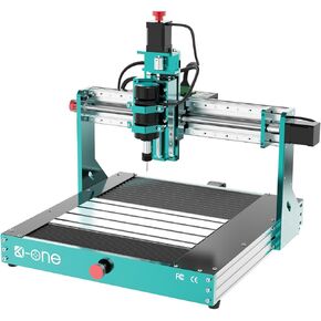 CNC Router Machine,200W Upgraded 3-Axis Engraving All-Metal Milling Machine300 x 180 x 80 mm/11.81 x 7.09 x 3.15 in Working Area 10000 RPM for Wood Acrylic MDF PVC Plastic Foam