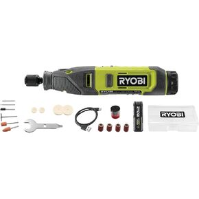 Ryobi RRT4-120GA15 4V Cordless Rotary Tool (1 x 4V 2.0Ah), Green