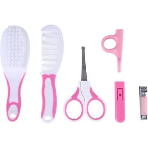 Nail Kit,Nail Clippers,Cuticle Trimmer,Manicure Kit,Baby Healthcare and Grooming Kit, Baby Safety Set Baby Comb, Brush, Finger Toothbrush, Nail Clippers, Scissors, Nasal Aspirator, Baby Essentials Nur