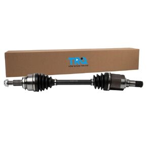 TRQ Front Left CV Axle Shaft Assembly Compatible with 2012-2016 Fiat 500