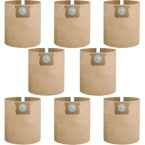 DXVA19-4104 Vacuum Bags Compatible for DEWALT 5-8 Gallon Wet/Dry Vacuums, Dust Disposable Collection Bag DXV05P, DXV05S, DXV06PL, DXV08S, DXV08SL, DXV08SA