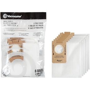 Vacmaster 952445 Robot Vac Replacement Bags, Pack of 6, for 3-in-1 Robot Vacuum (Model: V10i)
