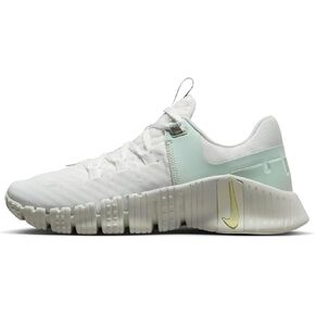 Nike Free Metcon 5 Premium Women's Workout Shoes (FJ1548-100, Summit White/Sea Glass/Barely Green/Light Lemon Twist)
