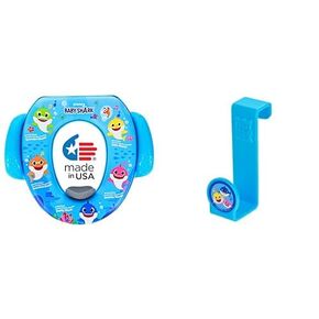 Nickelodeon Baby Shark 'Sharktastic' Soft Potty Seat & Potty Training Seat with Storage Hook