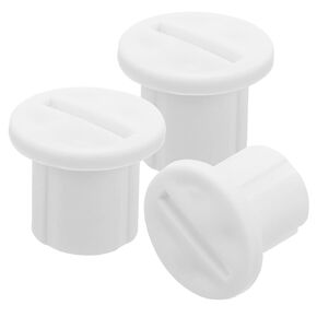 VICASKY 3pcs Kids Training Potty Toilet Ladder Screw Replacement Kit, Plastic Toilet Seat Ladder Fastener Bolts Screws for Bathroom White