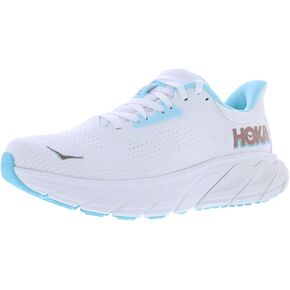 HOKA Arahi 7 Womens Shoes Size 6.5, Color: Frost/Rose Gold