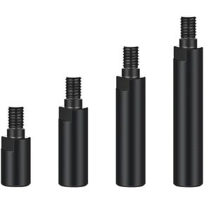 4-Piece M10x1.5 Angle Grinder Extension Kit – 2",3",4",5" Extension Rod – Universal Fit for M10x1.5 Thread Grinders & Polishers for Car Polishing & Wood Carving,Tight Spaces & DIY Projects