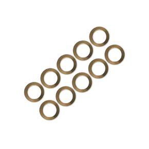 10pcs Saw Blade Brass Bushing Adapter Ring, Brass Reducer Ring Washer with Unique Serrated Edge, ⅞ inch (22.3mm) to ⅝ inch(15.8mm) (7/8 inch)