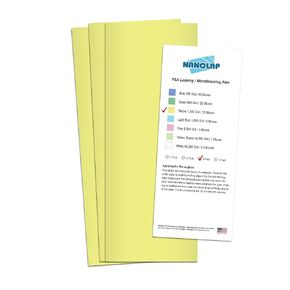 فيلم PSA Lapping ، 3 PC 12 Micron (1200 Grit) ورقة تلميع لاصقة ، 4-1/4 "× 11" ورقة رملية دقيقة ، فيلم رمل لنظام شحذ شحذ مخيف ، أكسيد الألومنيوم AO