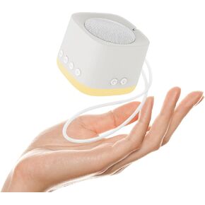 Portable Sound Machine,Mini Travel White Noise Machine for Sleeping with Breathing Night Light, 16 Soothing Sounds, Timer, Rechargeable Brown Noise Sound Machine for Sleep,Adults,Office Privacy(Black)