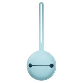 Nümi Silicone Baby Portable Pacifier Holder Case - 100% Food Grade Silicone Pacifier Case - Wrap Around Stroller, Diaper Bag (Light Blue)