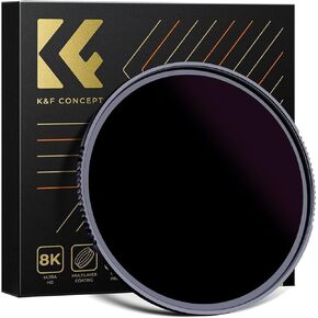 K&F Concept 95mm ND100000(16.6 Stops) ND Lens Filter Neutral Density Lens Filter with 28 Multi-Layer Coatings (Nano X Series)