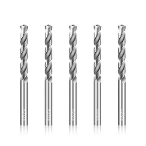 5mm Drill Bits Solid Carbide Drill Bits, Metric Drill Bit Set, Tungsten Carbide Drill Bit Set for Stainless Steel Hardened Steel Cast Iron Alloy Copper, 2 Pcs
