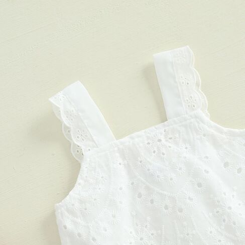 0-4T Kid Toddler Baby Girl Summer Clothes Sleeveless Lace Tank Shirts + Plaid Pants 2Pcs Outfits in Kuwait