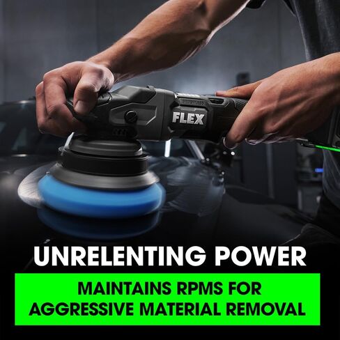 FLEX 24V Brushless Cordless Forced Random Orbital Polisher Kit with (2) 5.0Ah Lithium Battery and 160W Fast Charger - FX3331-2C in Saudi Arabia