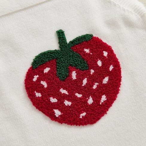 Baby Girl Knit Romper Summer Sleeveless Strawberry Crochet Bodysuit One Piece Jumpsuit Infant Newborn Girls Overalls Outfit in Kuwait