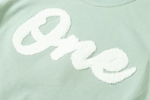 1st Birthday Boy Shirt Toddler Baby Short Sleeve Embroidered Letter One Year T-Shirts Tops Outfit Clothes in Kuwait