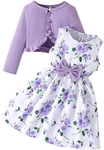 Infant Girl Playwear Dresses Baby Casual Dress Toddler Birthday Dress Baby Girl Fall Spring Dress Princess Dress in Saudi Arabia