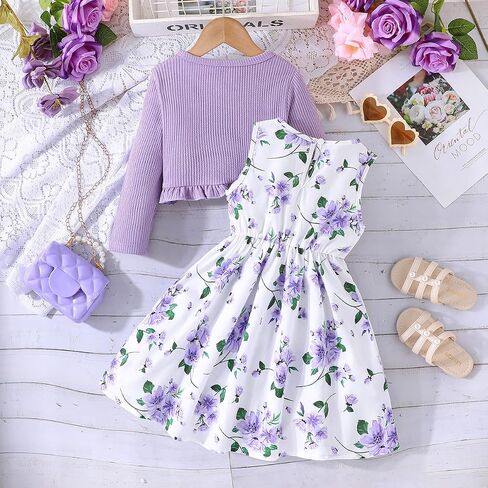 Infant Girl Playwear Dresses Baby Casual Dress Toddler Birthday Dress Baby Girl Fall Spring Dress Princess Dress in Saudi Arabia
