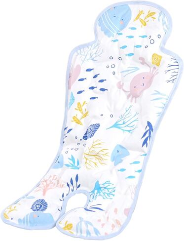 Gel Car Seat Cooler Pad, Summer Soft Breathable Cooling Pad Ice Cushion for Babies, Washable Summer Cooler Mat for Stoller, High Chair, Safety Seat in Saudi Arabia