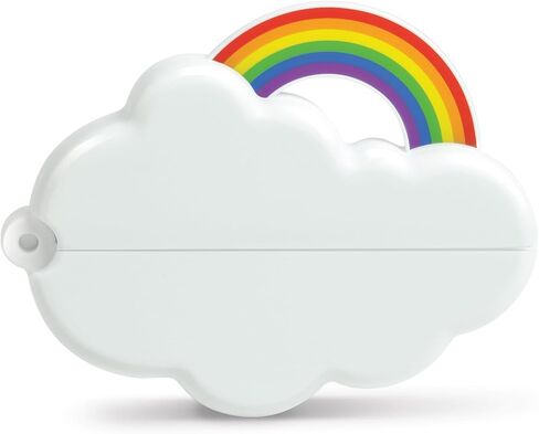 Genuine Fred HEAD IN THE CLOUDS Folding Brush and Comb, Fun Cloud and Rainbow Design, Hair Care Tool and Detangling Comb, Great for Travel and Diaper Bags, Fun Gift and Stocking Stuffer in Kuwait