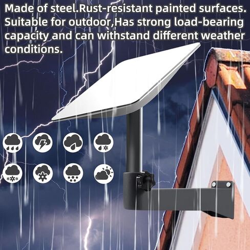 طقم تثبيت Starlink قابل للتعديل - حامل حائط قصير Starlink - طقم تثبيت Starlink شديد التحمل لمجموعة Starlink Internet Kit عبر الأقمار الصناعية - متوافق مع V2 Starlink in Kuwait