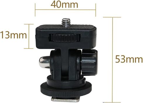 Bgning 1/4 "Mini Ball Head حذاء بارد أحذية محول قاعدة محول 1/4 محول المسمار لـ DLSR CAMER CAGE MONITION in Kuwait