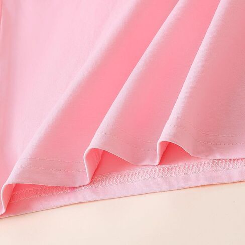 2-6T البنات قميص الكشكشة طفل صغير أبيض T Shirt فتاة صلبة بلوزة بلوزة القطن غير الرسمي in Kuwait