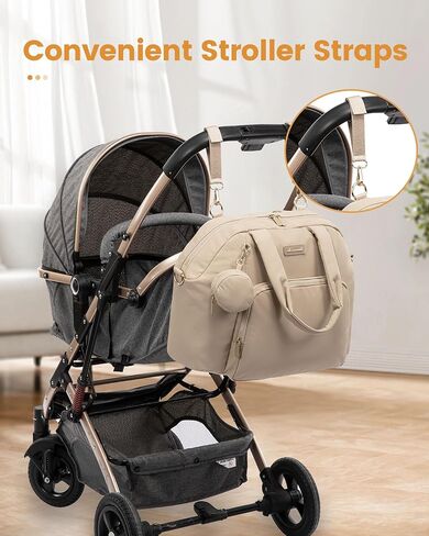 Lovevook حفاضات حقيبة حقيبة حفاضات حفاضات صغيرة ، حفاضات السفر مع حالة Pad Pacifier تغيير ، صالة الألعاب الرياضية في المستشفى in Kuwait