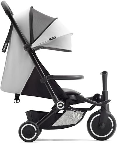 Smartrike Traveler Travel Stroller for Toddlers - Lightweight, Foldable & Compact Stroller with Near-Flat Recline, Forest Green in Saudi Arabia