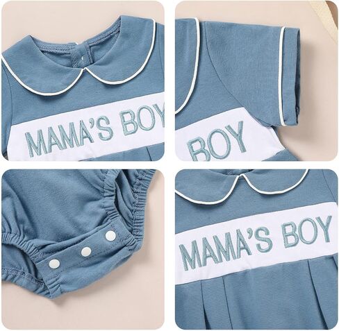 GRNSHTS Baby Boy Summer Clothes Cute Newborn Boy Outfits Short Sleeve Baby Boy Spring Romper Bodysuit Jumpsuit Boys One-Piece in Saudi Arabia